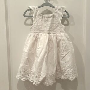 Mayoral 24M white cotton dress